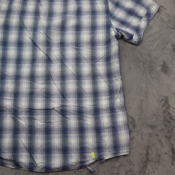 Buffalo Shirt Mens Large Blue by David Bitton Button Up Casual Rugby - Picture 16 of 16